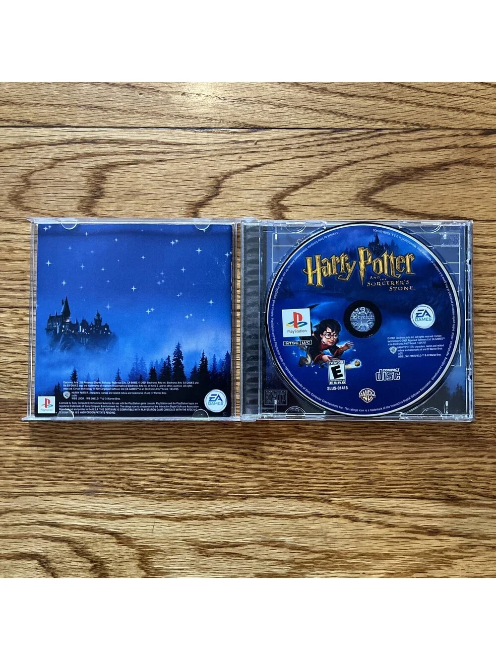 Harry Potter and The Sorcerer's Stone PS1 (Sony PlayStation 1 2001) CIB Reg Card